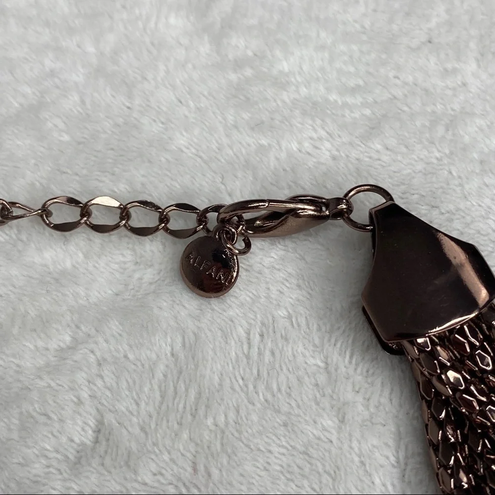 Alfani Copper Braided Chain Necklace